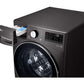 LG FHD1508STB Front Load Washer-Dryer with AI Direct Drive, Turbowash, Steam and ThinQ (15/8 kg, Black VCM)