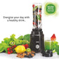 Glen SA 4047 BL Personal Blender (200W, 0.6L, Black) | BPA-Free Bottle | 2-Year Warranty | Suraj Electronics Delhi NCR