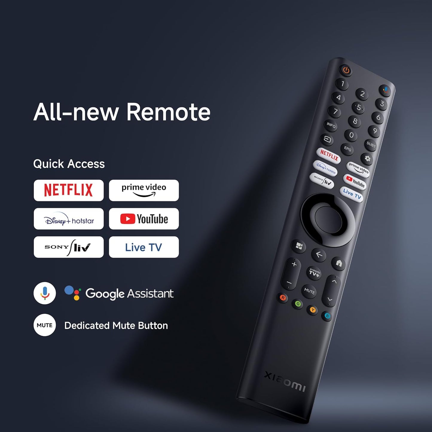 Xiaomi L43MB-AFIN 43 Inch Full HD Smart Google LED TV (HDR10, Dolby Audio, Vivid Picture Engine) – 108 cm, Black | Suraj Electronics Delhi NCR