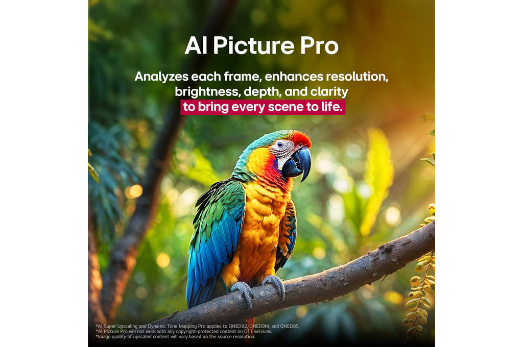 LG 75QNED8GA6A 189 cm (75) 4K QNED 8GA MiniLED Smart TV with α8 AI Processor 4K Gen2, FILMMAKER MODE ™, AI Picture Pro with Dolby Vision & Atmos