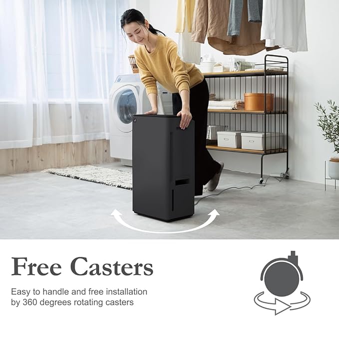 SHARP DW-T30FM-H Charcoal Gray 2-in-1 Dehumidifier with Air Purifier | 30L/Day | HEPA Filter | Plasmacluster Ion Tech | Suraj Electronics Delhi NCR