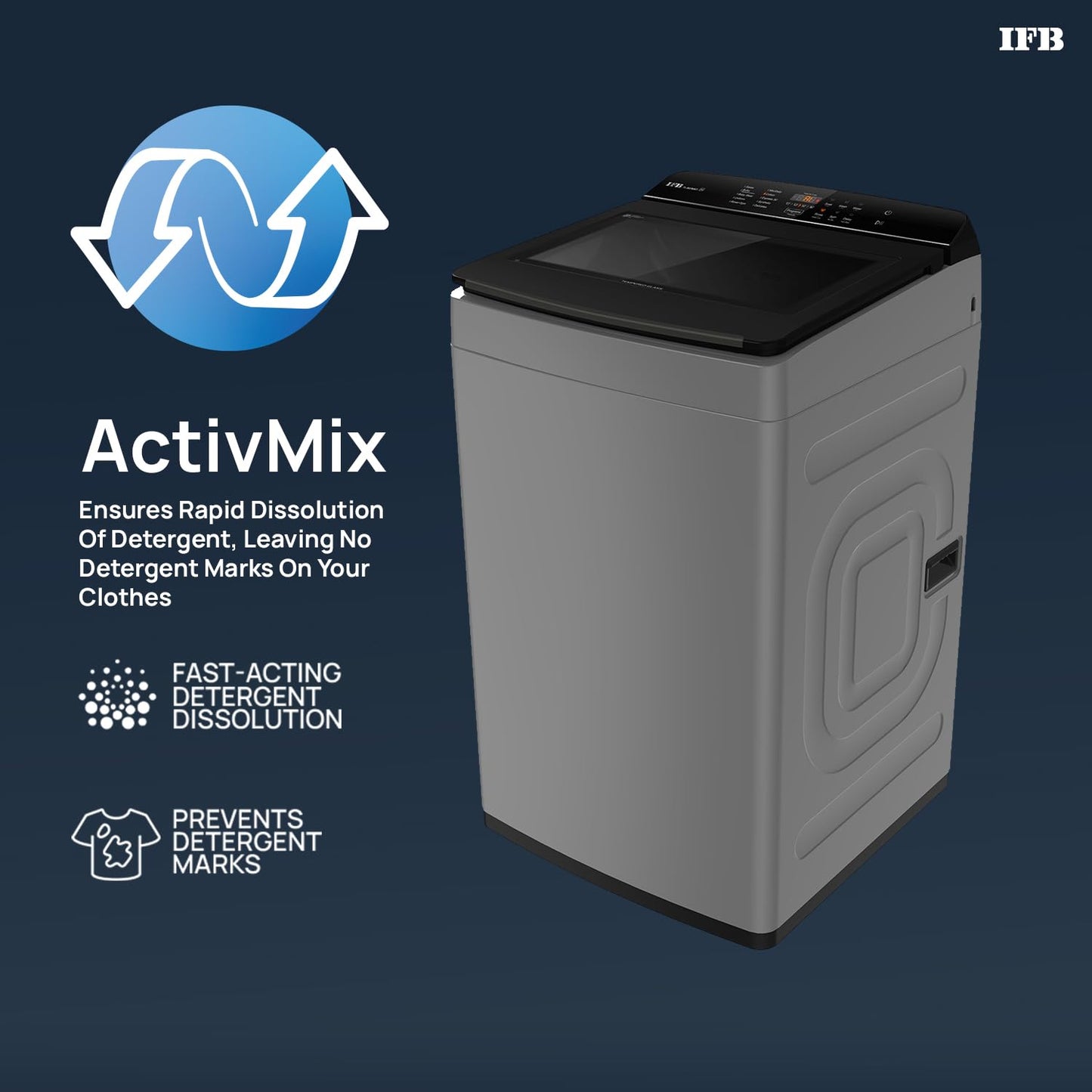 IFB TL801MG1 8 Kg 5 Star Top Load Washing Machine | AI Powered | DeepClean® | ActivMix | Aqua Energie | Suraj Electronics Delhi NCR