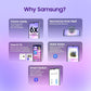 Samsung Galaxy A07 LTE (Light Violet, 4GB RAM, 64GB Storage) | 50MP Dual Camera | 6.7 Inch HD+ Display | 90Hz Refresh Rate | MediaTek Helio G99 (6nm) | IP54 | 6 Gen OS Upgrade and Security Update