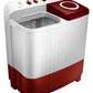 Samsung WT70C3000RR/TL 7 kg, 5 Star, Semi-Automatic Top Load Washing Machine Air Turbo Drying, Light Gray