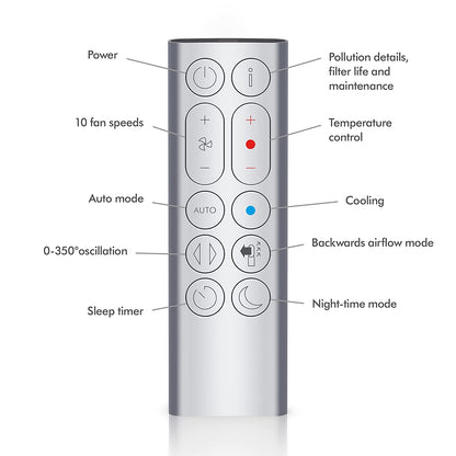 Dyson HP07 Hot+Cool Air Purifier with Heater (Black/Nickel) | HEPA H13 | Wi-Fi &amp; Voice Control | Suraj Electronics