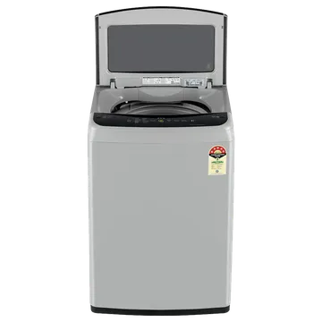 LG T75VBSF1Z 7.5 Kg 5 Star Top Load Washing Machine (Smart Inverter Motor, TurboDrum, Auto Pre Wash, Middle Free Silver)