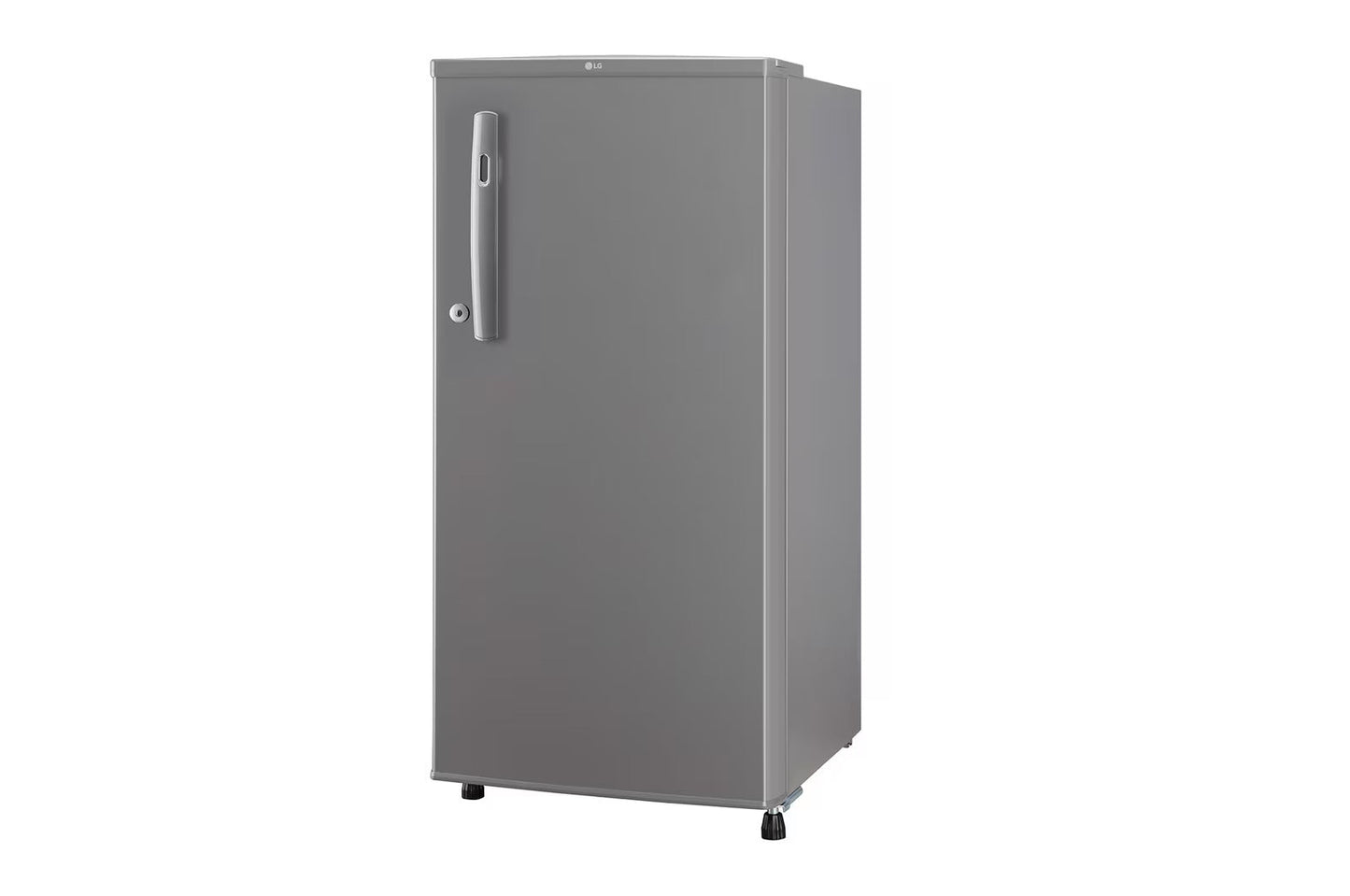 LG GL-B199ODGC 185 L Direct Cool Single Door Refrigerator | 2 Star Rating | Toughened Glass Shelves | Anti-Bacterial Gasket | Stabilizer Free | Dim Grey