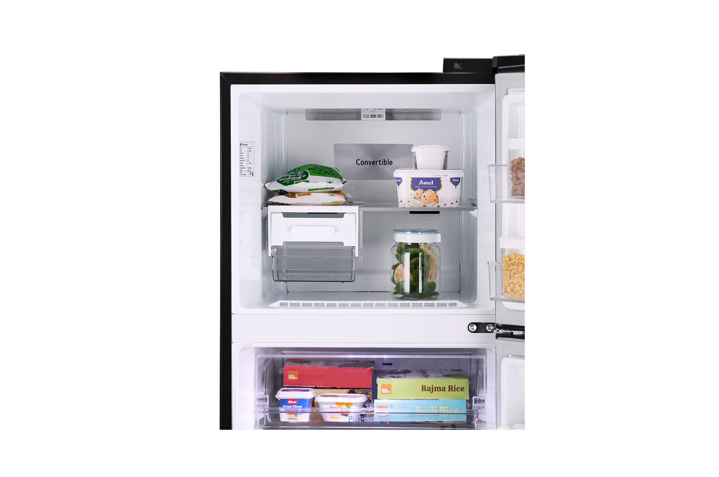 LG GL-T342TESX 322L Double Door Refrigerator, LG ThinQ, Wifi Convertible +Door Cooling , Ebony Sheen, 3 Star