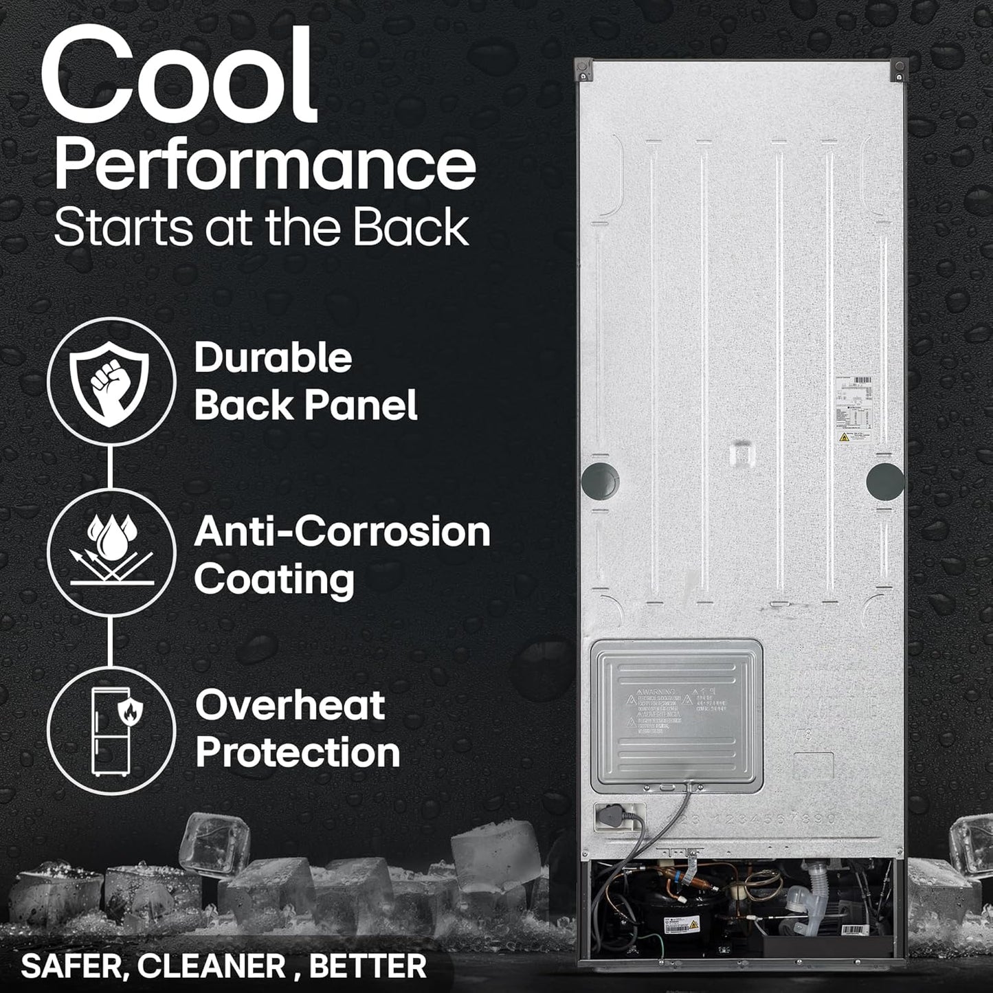 LG GL-S342SPZY 322L 2 Star Frost-Free Double Door Refrigerator | Convertible | Smart Inverter Compressor | Multi Air Flow | Shiny Steel