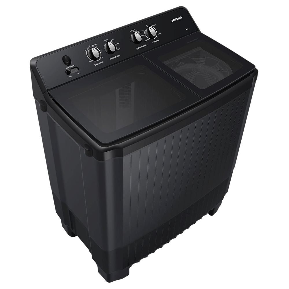 Samsung WT80B3560GB/TL 8kg  5 star Semi Automatic Washing Machine (DARK GRAY)