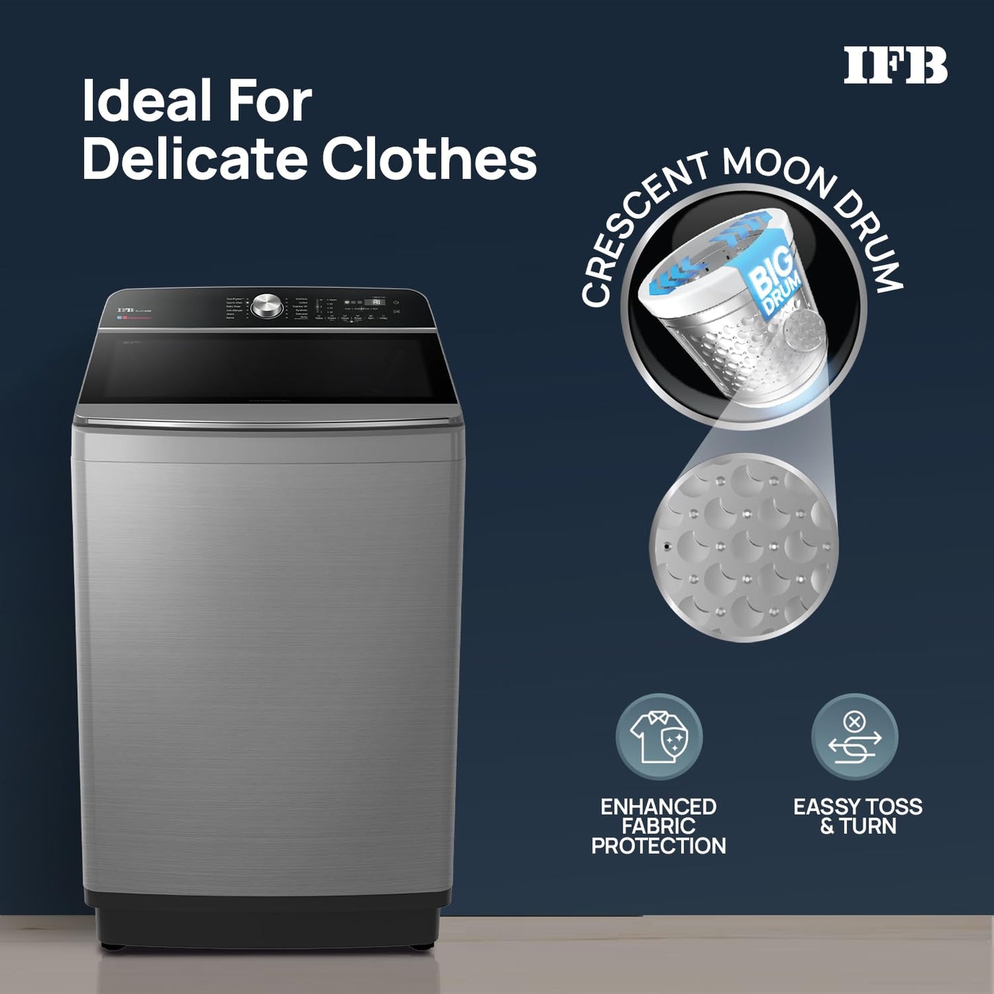 IFB TL111IN3SN 11 Kg 5 Star with DeepClean Technology, AI Powered, Fully Automatic Top Load Washing Machine (  PowerSteam®, Inbuilt Heater, 5D Wash, Aqua Energie, Inox)