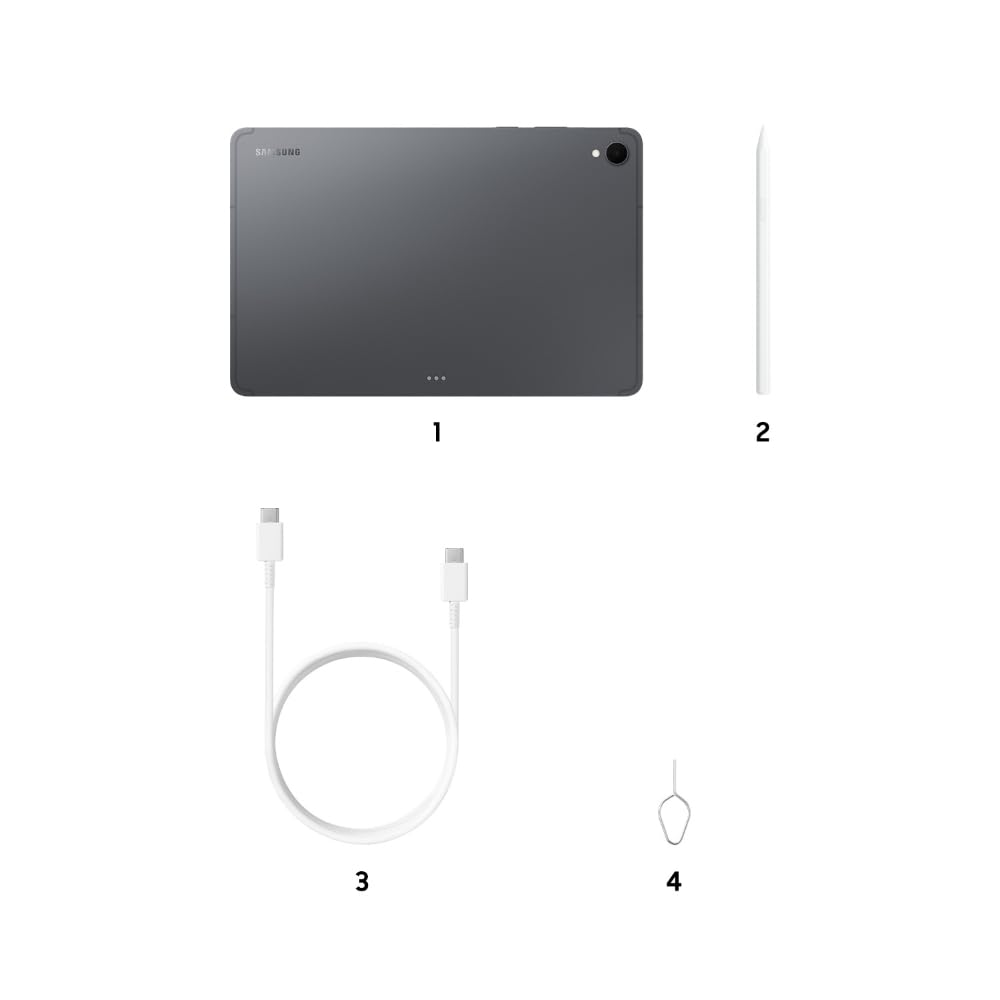 Samsung Galaxy Tab S11 with AI, S Pen in-Box, 27.8 cm (11 inch) Dynamic AMOLED 2X Display, 12 GB RAM, 256 GB Storage, Wi-Fi + 5G Tablet, Gray