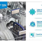 Voltas Beko DT8S 8 Place Settings Table Top Dishwasher (Silver) | Inbuilt Heater | 6 Wash Programs | Suraj Electronics Delhi NCR
