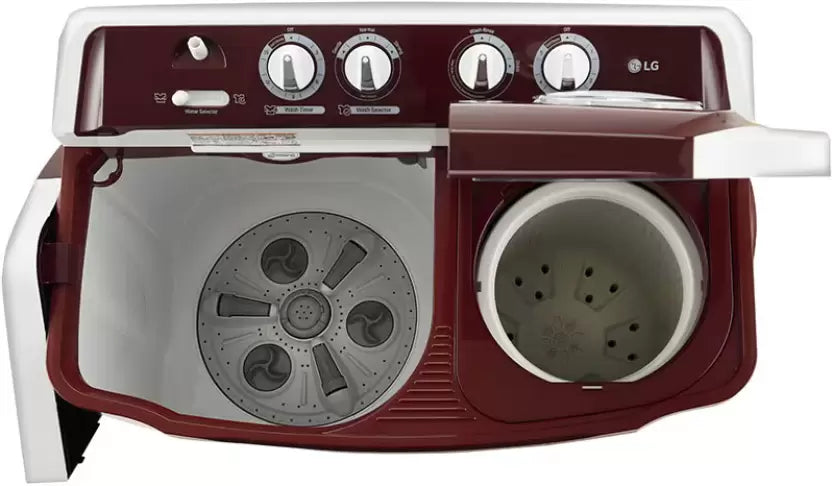 LG P7510RRAZ 7.5 kg Semi Automatic Top Load Washing Machine Maroon