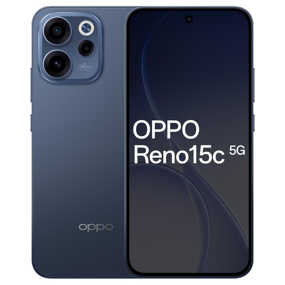 OPPO Reno15c 5G 256 GB, 12 GB RAM, Twilight Blue, Mobile Phone