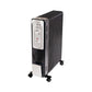Glen HA7015 Oil Filled Radiator Room Heater 2500W with Turbo Ceramic Fan 400W Black  - 11 Fin