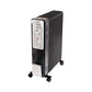 Glen HA7015 Oil Filled Radiator Room Heater 2500W with Turbo Ceramic Fan 400W Black  - 11 Fin
