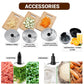 Inalsa INOX 1200W Food Processor with Mixer Grinder & Juicer | 2.5L Bowl, 3 Jars, 12 Attachments, Copper Motor – Black/Silver