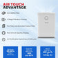 Honeywell Air Touch V3 Air Purifier 4-Stage Filtration with H13 HEPA & Activated Carbon Filter, 300 CADR, Covers 465 sq.ft – White