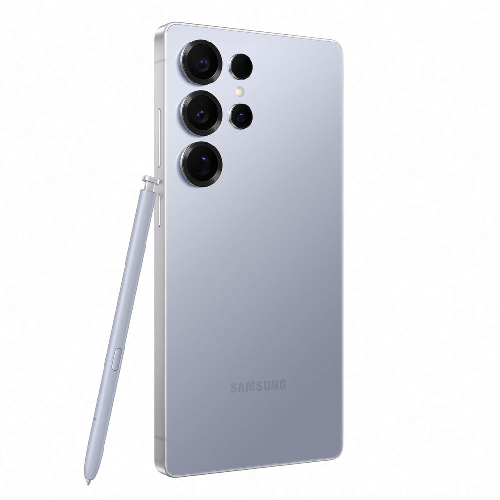 Samsung Galaxy S25 Ultra 5G AI Smartphone (Titanium Silverblue, 12GB RAM, 512GB Storage), 200MP Camera, S Pen Included, Long Battery Life