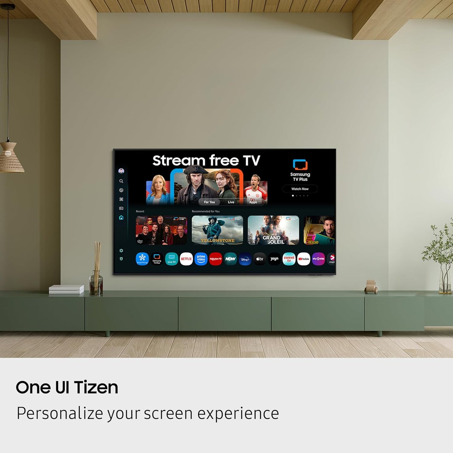 Samsung 43 Inch QLED 4K Smart TV QA43Q8FAAULXL | Q4 AI Processor | Matte Display | Dolby Audio