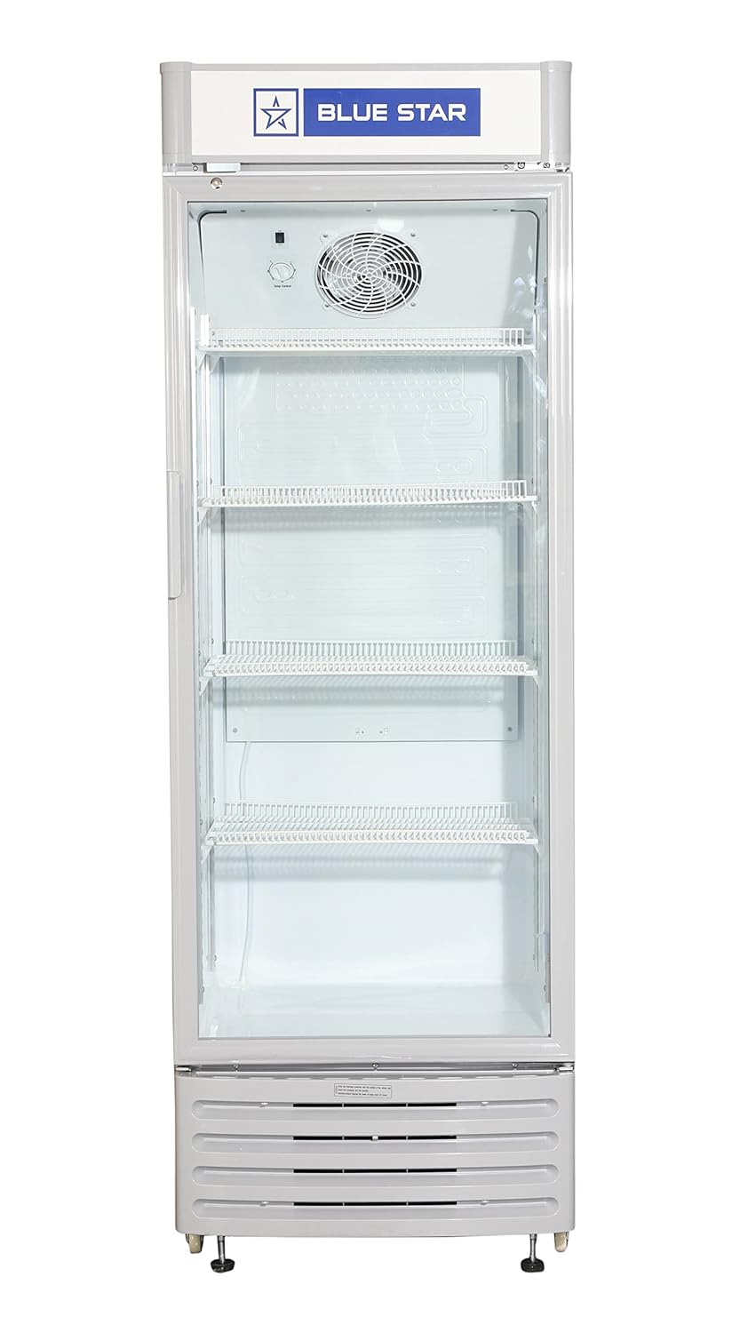 Blue Star VC400A 385 Litre Visi Cooler – Commercial Display Fridge with R600A, Adjustable Shelves