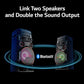 LG XBOOM RNC7 Party Speaker, Multi Color Lighting, Karaoke Feature, 1 Mic + 1 Guitar Input, Wireless Party Link, USB, Bluetooth Connection, XBOOM App