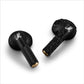 Marshall Minor IV Wireless Bluetooth Earbuds (Black) with 30+ Hours Playtime, Wireless Charging, Water-Resistant, Bluetooth Multipoint & Touch Controls
