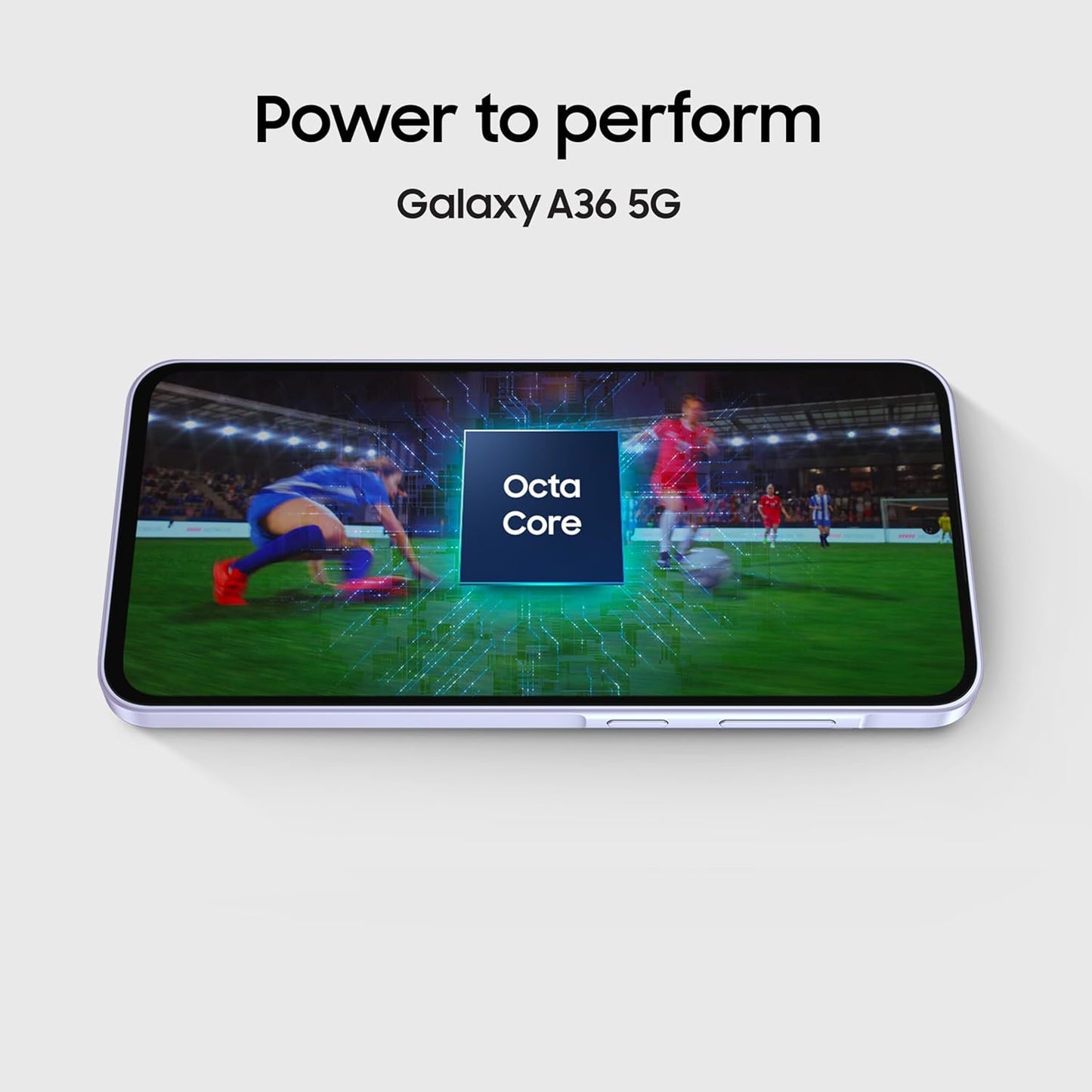 Samsung Galaxy A36 5G (Awesome White, 8GB, 256GB) | Awesome Intelligence: Circle to Search, Intelligent Editing | Awesome 4nm Snapdragon Processor | Flagship Grade Selfie Camera
