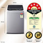 LG T80SPSF1Z 8 Kg 5 Star Smart Inverter TurboDrum Fully Automatic Top Loading Washing Machine ( Punch + 3, Middle Free Silver)