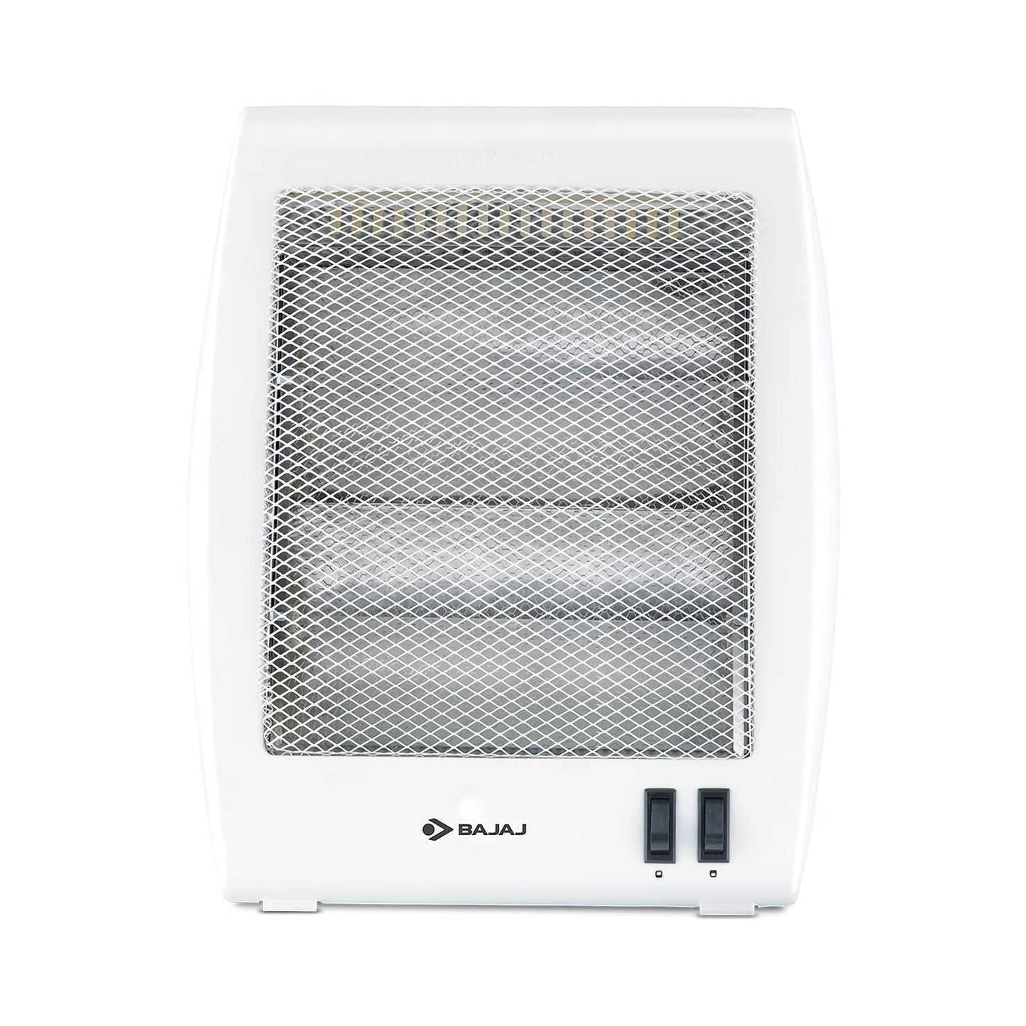 Bajaj RHX-2 800-Watt Room Heater with Dual Heat Settings, Tip-Over Protection & ISI Certification – White | Noiseless Convection Heating | 2-Year Warranty