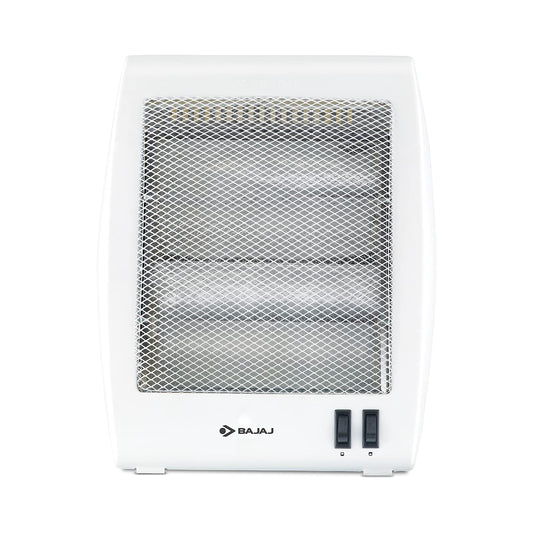 Bajaj RHX-2 800-Watt Room Heater with Dual Heat Settings, Tip-Over Protection & ISI Certification – White | Noiseless Convection Heating | 2-Year Warranty