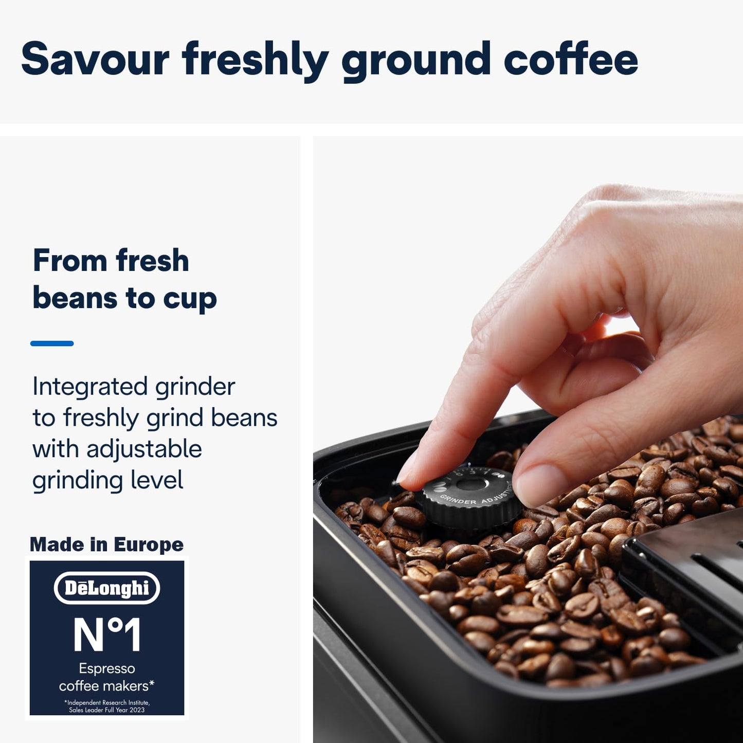 Delonghi Ecam290.81 TB- Magnifica Evo|Bean To Cup Fully Automatic Coffee Machine|7 One-Touch Recipes - Latte, Espresso, Cappuccino & More|15 Bar Pressure|1450 W|Free Demo & Installation(Titanium Black)