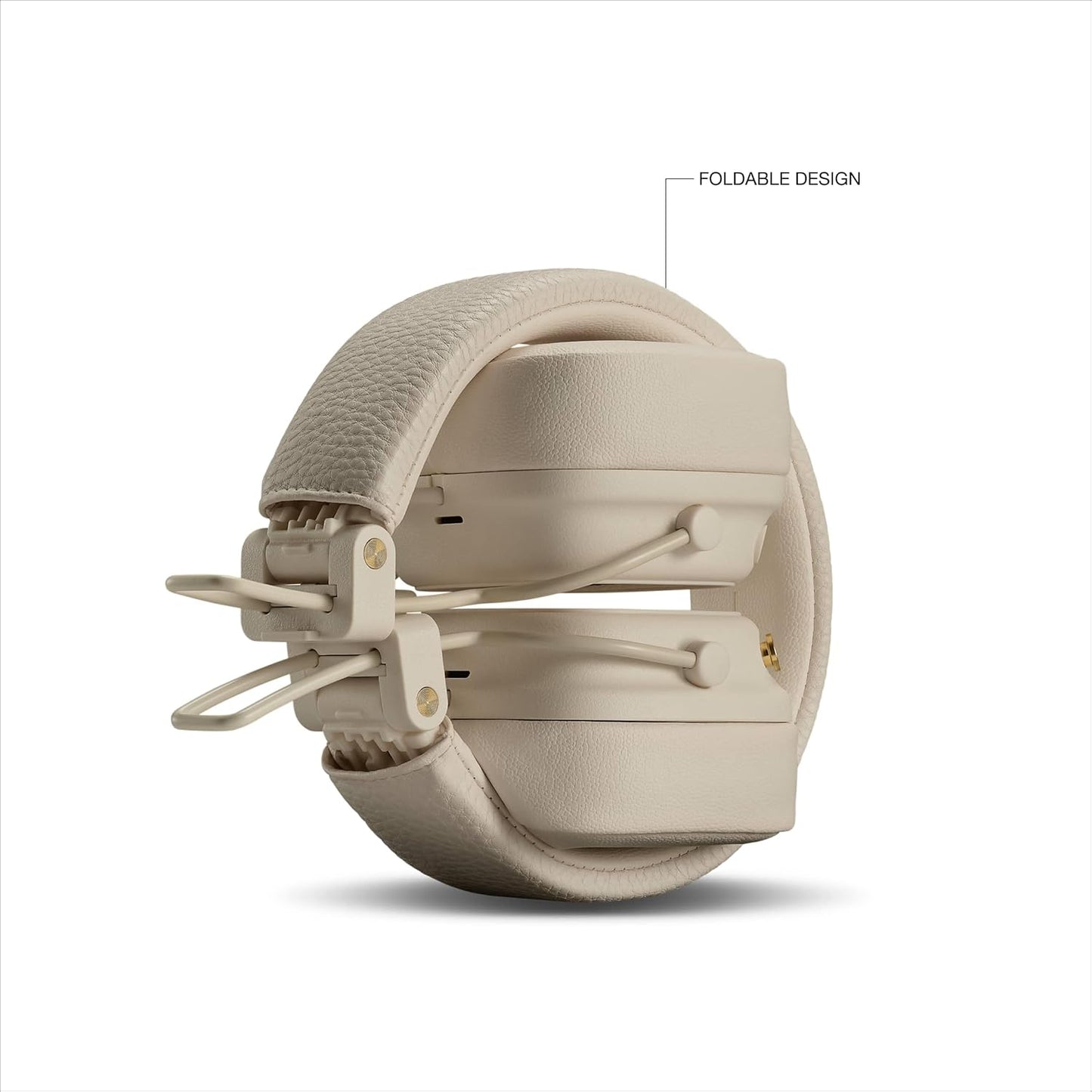 Marshall Major V Wireless On-Ear Headphones (Cream) | 100+ Hours Battery, Bluetooth, Fast Charging – Buy Online at Suraj Electronics