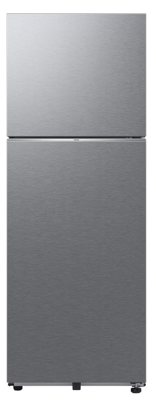 Samsung RT34DG5A4DSLHL 330 L, 3 Star, Convertible 5-in-1, Digital Inverter, Frost Free Double Door, WiFi Enabled Bespoke AI Refrigerator ( Real Steel, Silver)