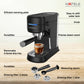 Hafele U-Kaffee Espresso Coffee Machine | 15-Bar Pressure | Adjustable Milk Frother | Thermoblock 1450W | Suraj Electronics Delhi NCR