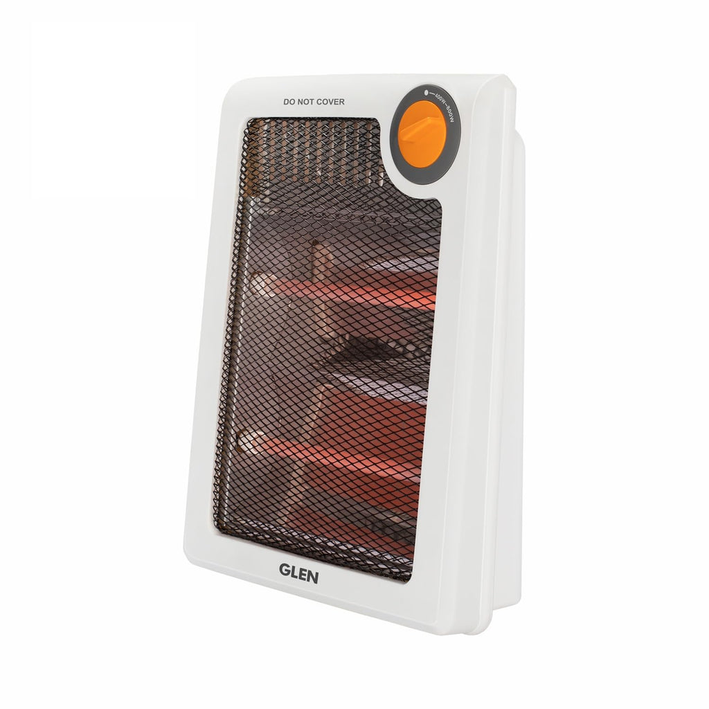 Glen HA7012QZ 800W/400W Electric Quartz Room Heater – Dual Heat Settings, Silent Operation, Portable Tower Heater for Indoor Use