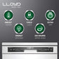 Lloyd 13 Place Settings Dishwasher (LDWF13PSE1DD) – 70°C Hot Wash, 360° Water Spray, Extra Dry, Half Load, Freestanding | Stainless Steel, Silver