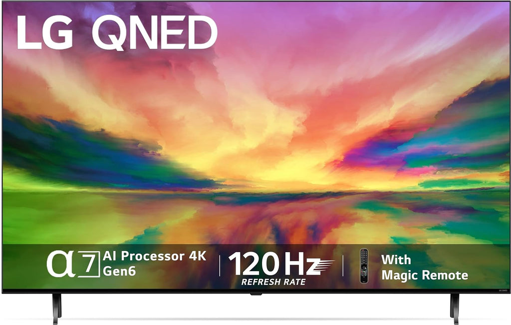 LG 65QNED80SRA 164 cm (65 inches) 4K Ultra HD Smart QNED TV  (Ashed Blue)