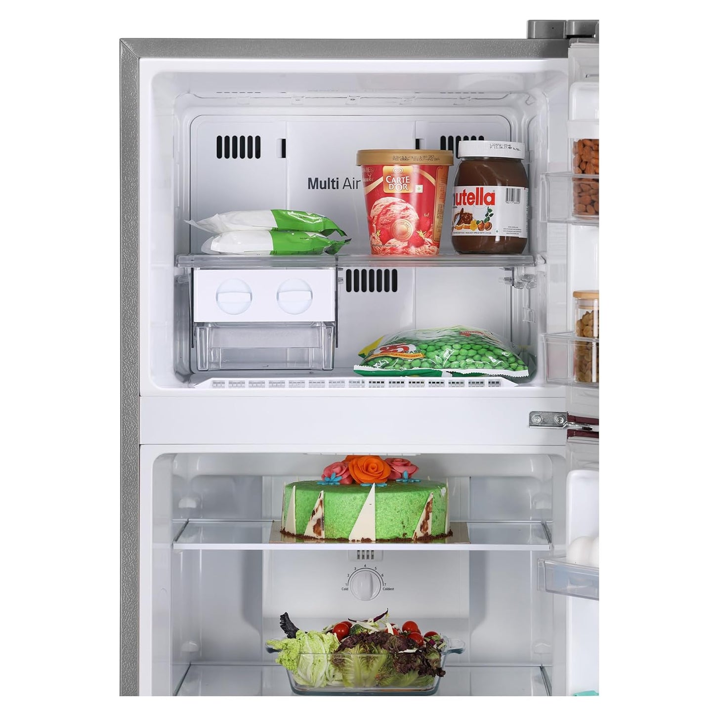 LG GL-N292DPZY 242 L 2 Star Frost-Free Smart Inverter Double Door Refrigerator ( Shiny Steel, Smart Connect & Multi Air Flow)