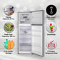 LG GL-T492NPZR 466L Frost-Free Double Door Refrigerator – Smart Inverter, Convertible Freezer, Express Freeze, Door Cooling+ (Steel, Made in India)