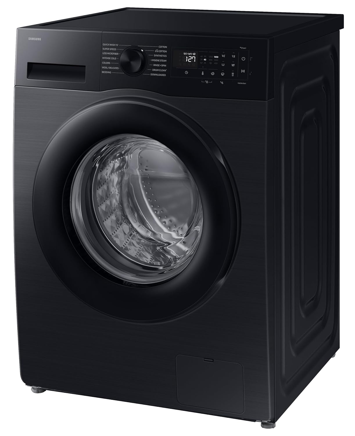 Samsung WW90DG5U24ABTL 9 Kg 5 Star Front Load Washing Machine with Inbuilt Heater, AI EcoBubble & WiFi (Black)