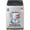 LG T80SPSF1Z 8 Kg 5 Star Smart Inverter TurboDrum Fully Automatic Top Loading Washing Machine ( Punch + 3, Middle Free Silver)