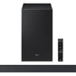 Samsung 250 W 3.1 ch (HW-S700D/XL) Wireless Dolby Atmos True HD Soundbar with Wireless Subwoofer, Center Firing Speakers, Surround Sound, DTS Virtual:X, AirPlay2, Wi-Fi, Bluetooth, HDMI (Titan Black)