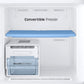 Samsung RT30C3732BX/HL 256L 2 Star Inverter Frost-Free Convertible 3 In 1 Double Door Refrigerator Appliance (Luxe Black )