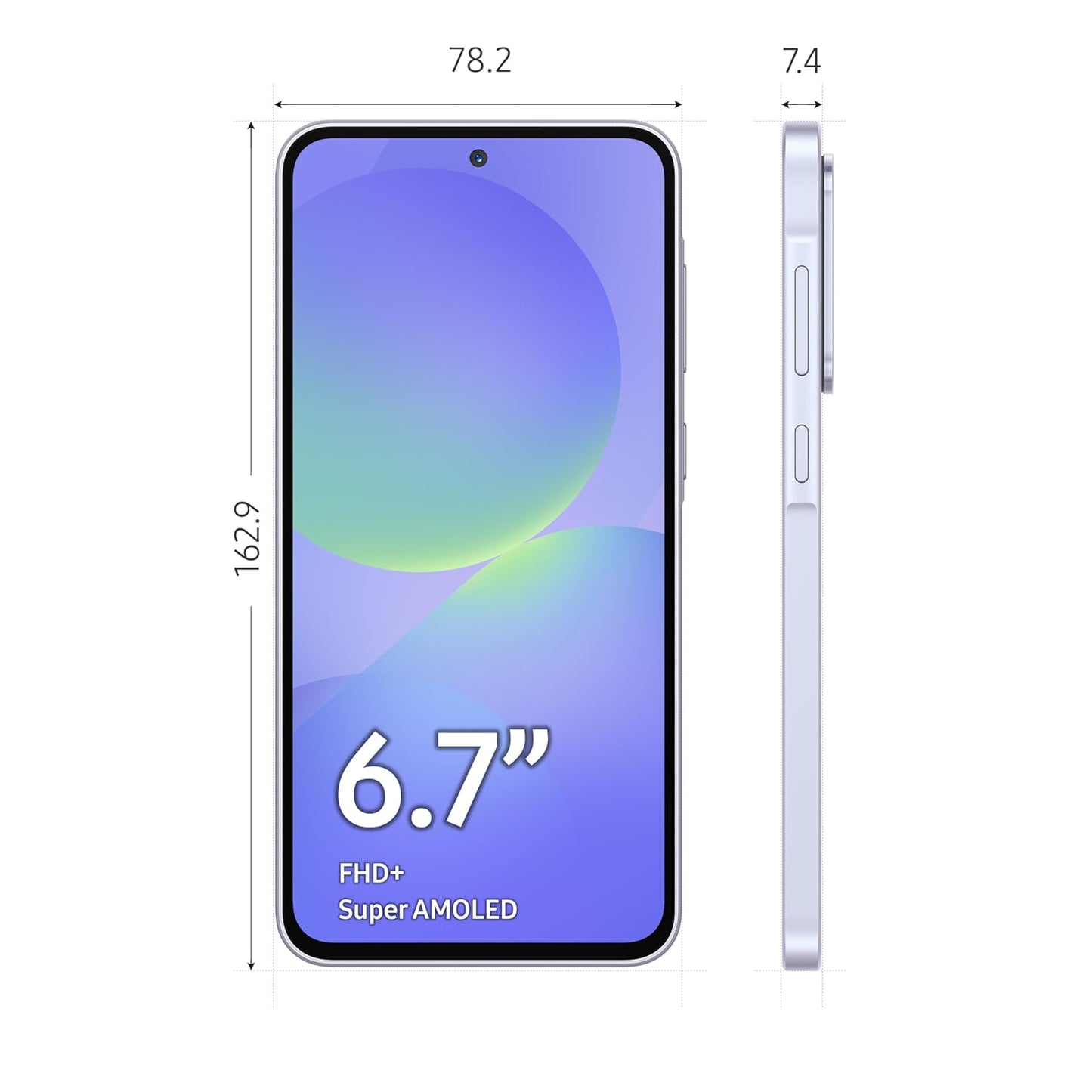 Samsung Galaxy A36 5G (Awesome Lavender, 8GB, 256GB) | Awesome Intelligence: Circle to Search, Intelligent Editing | Awesome 4nm Snapdragon Processor | Flagship Grade Selfie Camera