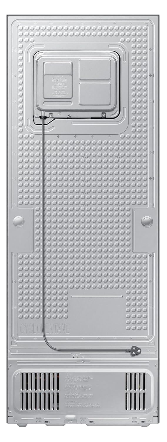 Samsung RT34DG5A4DSLHL 330 L, 3 Star, Convertible 5-in-1, Digital Inverter, Frost Free Double Door, WiFi Enabled Bespoke AI Refrigerator ( Real Steel, Silver)