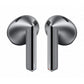 Samsung Galaxy Buds 3 (Silver) with Galaxy AI powered Real-time Interpreter | 24-bit Hi-Fi Audio | Up to 36H battery | IP57