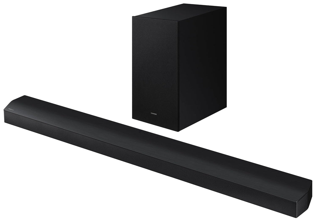 Samsung 400 W 5.1 ch (HW-B750D/XL) Dolby Soundbar, Center Firing Speakers, Surround Sound expansion, DTS Virtual:X, Bluetooth, HDMI, Optical in (Black)