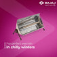 Bajaj Minor Radiant Room Heater 1000W PedestalHeater For Winter|Electric Heater ForRoom|Stainless Steel Heat Reflector|Nickel Chrome